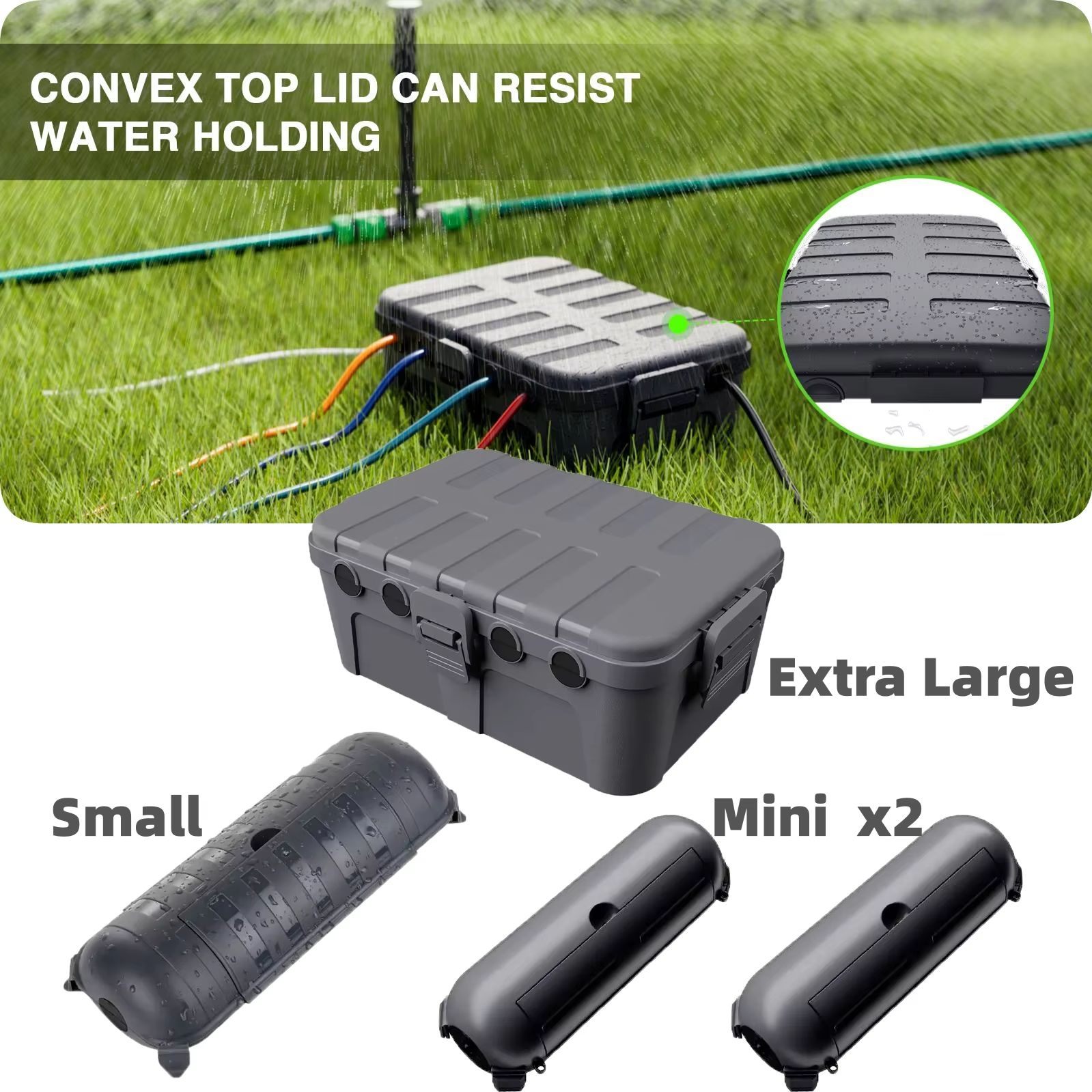 Extension Cord Outdoor - Duże, wodoodporne osłony kablowe do zewnętrznych