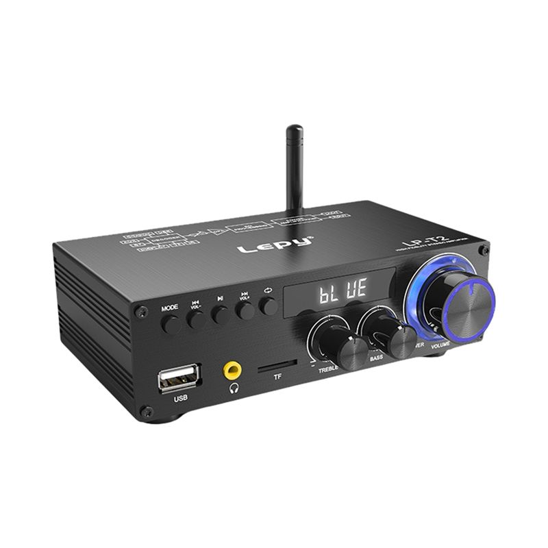 Outdoor Power Amplifier - Wzmacniacz audio Hi-Fi Lepy LP-T2, 2-kanałowy,