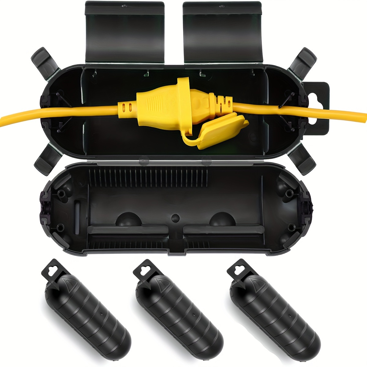 Extension Cord Outdoor - Przedłużacz Przełącznik wtyczki Osłona ochronna, wodoodporna