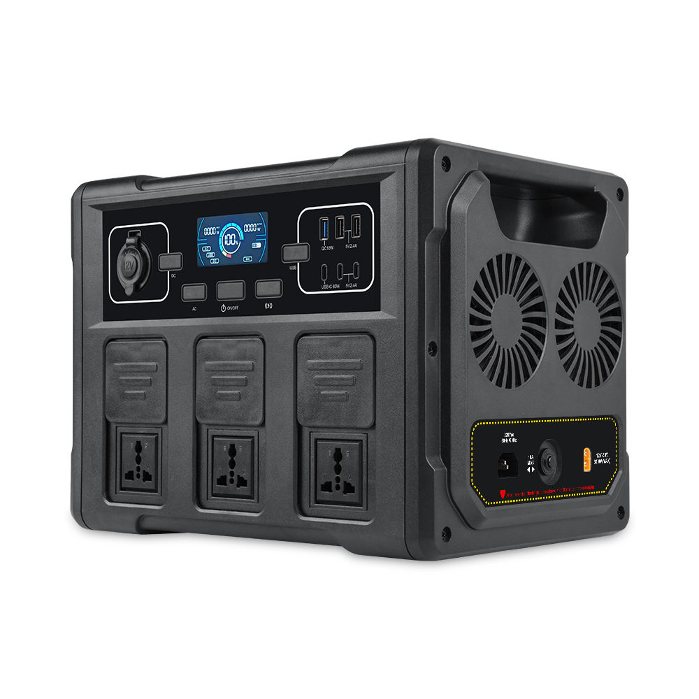 Outdoor Power Station - Przenośny generator solarny 1200W, bateria LiFePO4,