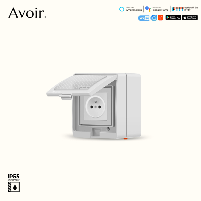 Outdoor Power Outlet Wifi - Avoir IP55 Tuya Wifi gniazda elektryczne