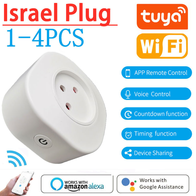 Outdoor Power Outlet Wifi - 16A Izrael Inteligentna wtyczka zasilania Wi-Fi