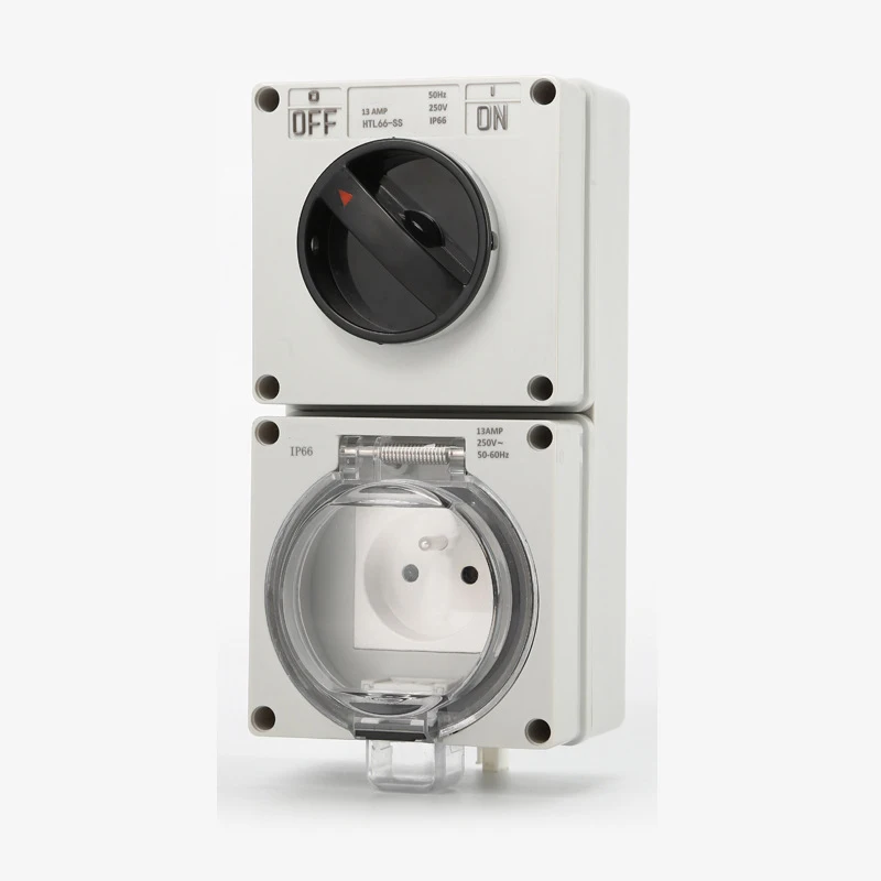 Outdoor Power Inlet Box - IP66 220V Wodoodporne, pyłoszczelne zewnętrzne gniazdo