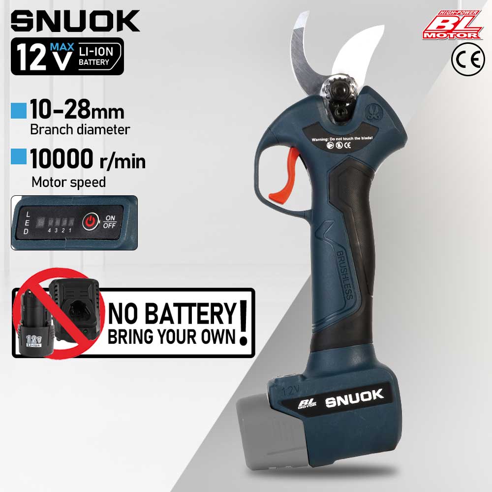 Outdoor Power Wash - SNUOK 12V Bezszczotkowe Elektryczne Nożyce do
