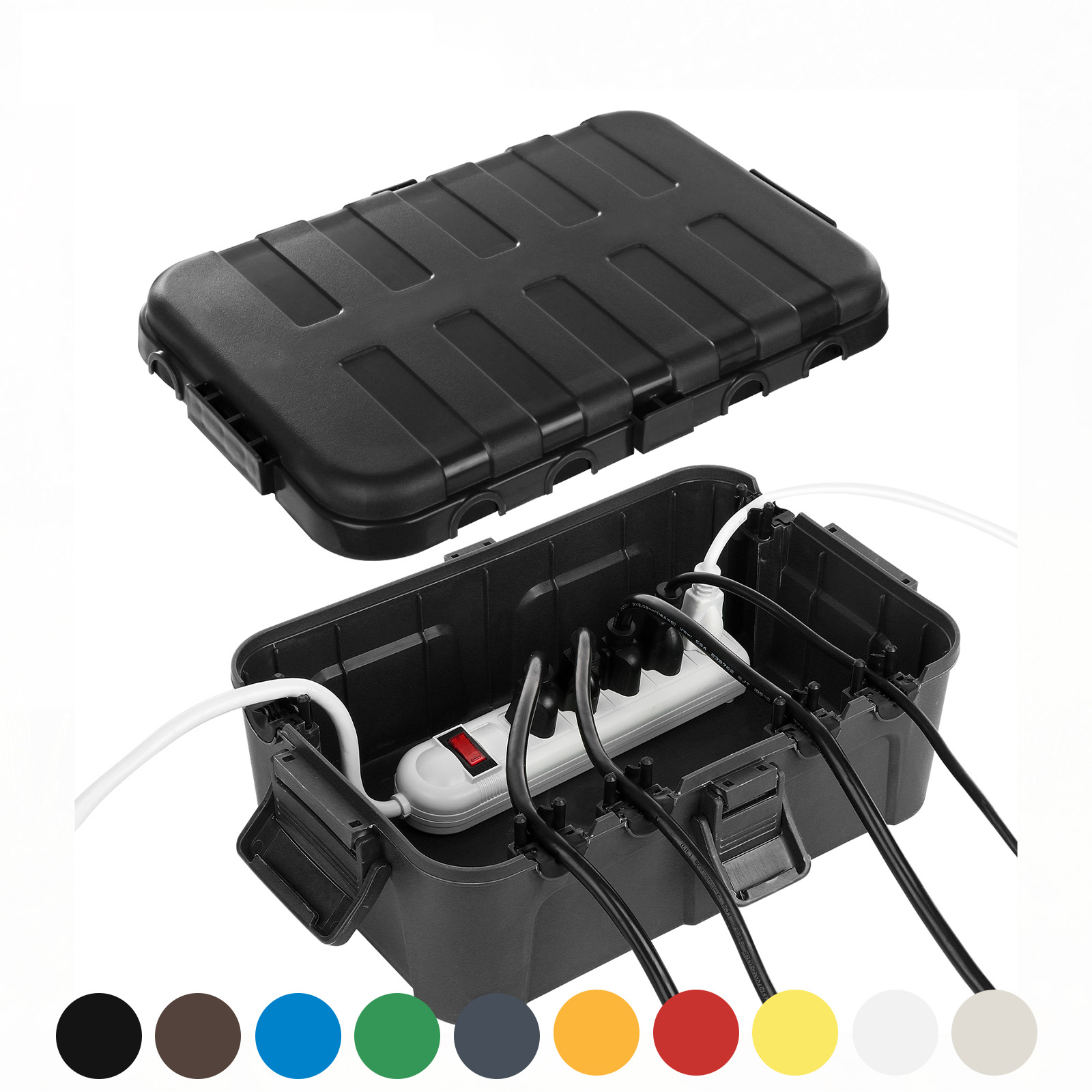 Extension Cord Outdoor - Bardzo Duży Zewnętrzny Skrzynka Elektryczna, Wodoodporna