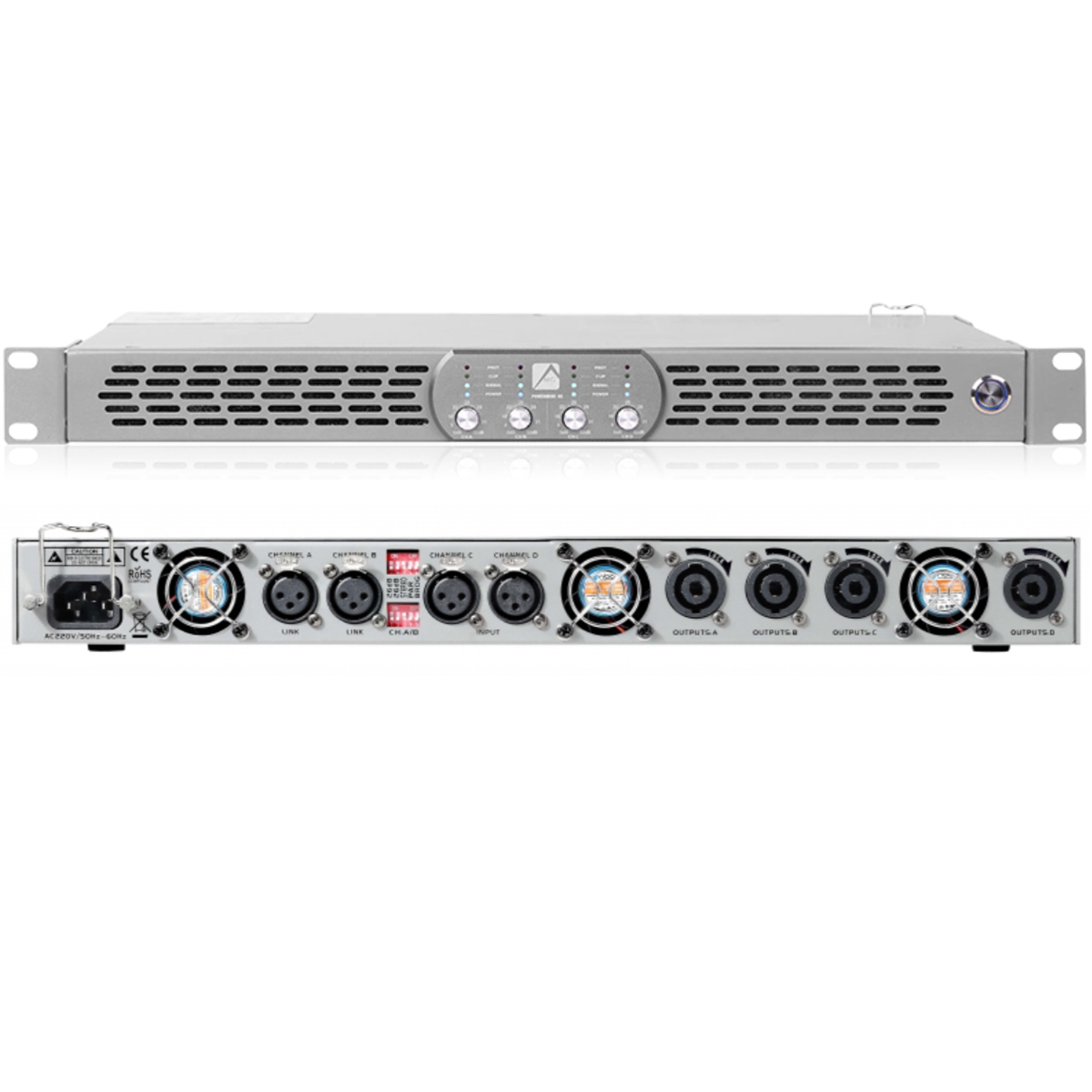 Wzmacniacz cyfrowy 1U, 4-kanał – Outdoor Power Amplifier recenzja i cena