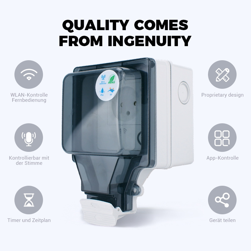 Avoir IP66 zewnętrzne wodoodpo – Outdoor Power Outlet Wifi recenzja i cena