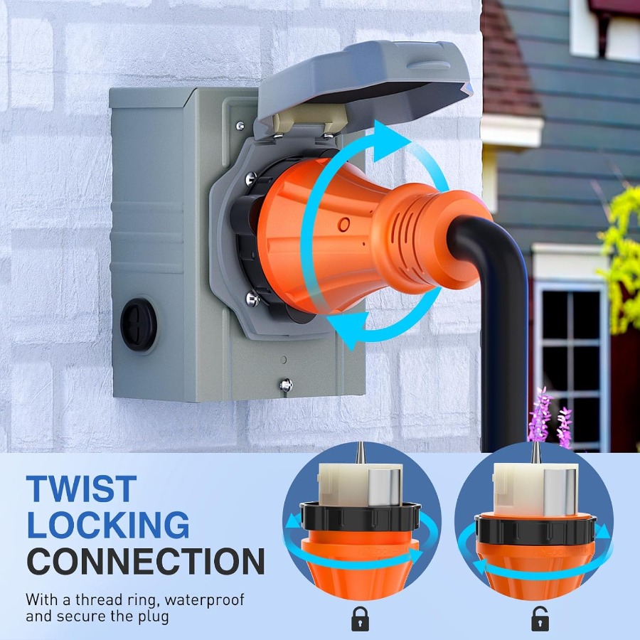 Przedłużacz generatora o dużej – Outdoor Power Inlet Box recenzja i cena