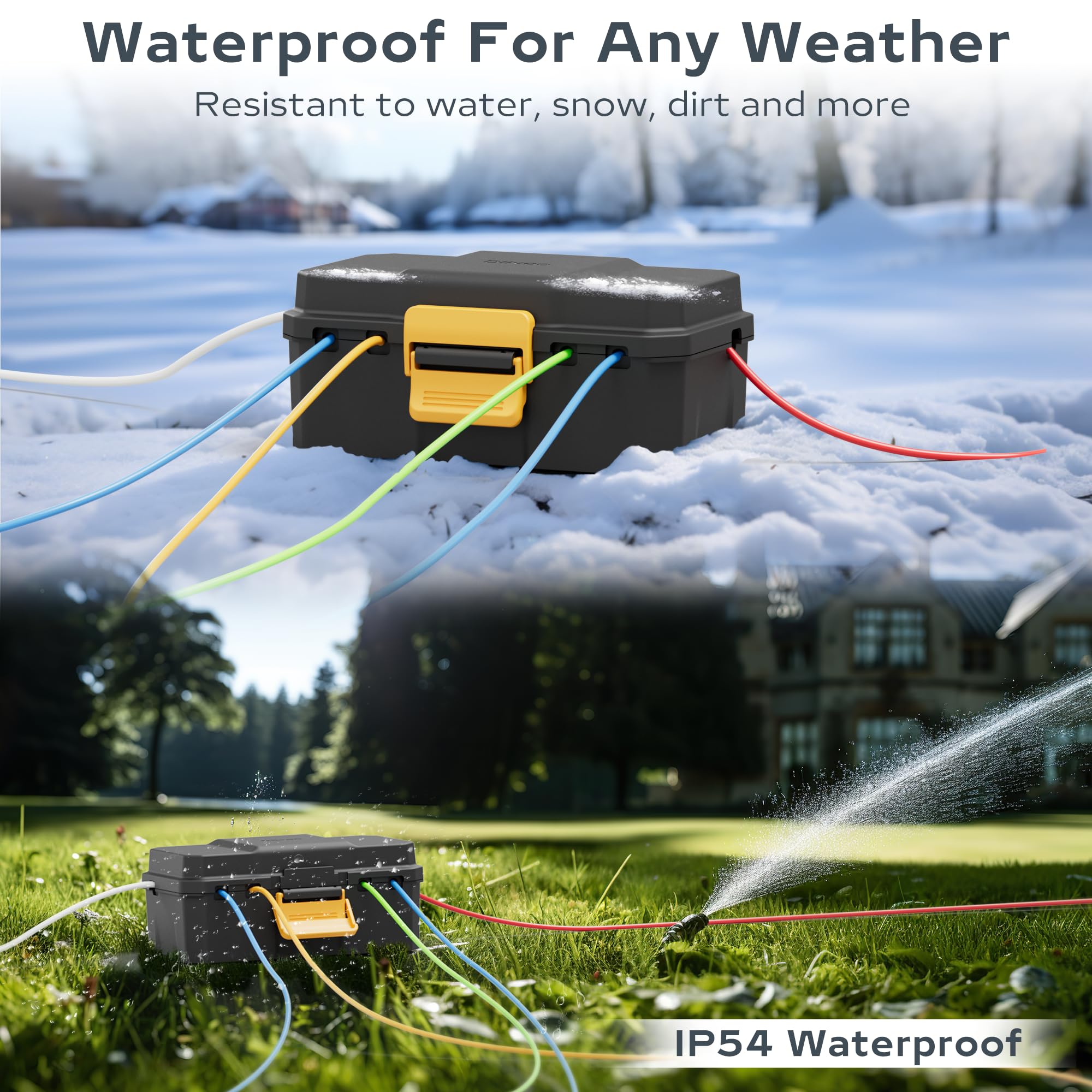 Diivoo Zewnętrzna wodoodporna  – Outdoor Power Inlet Box recenzja i cena