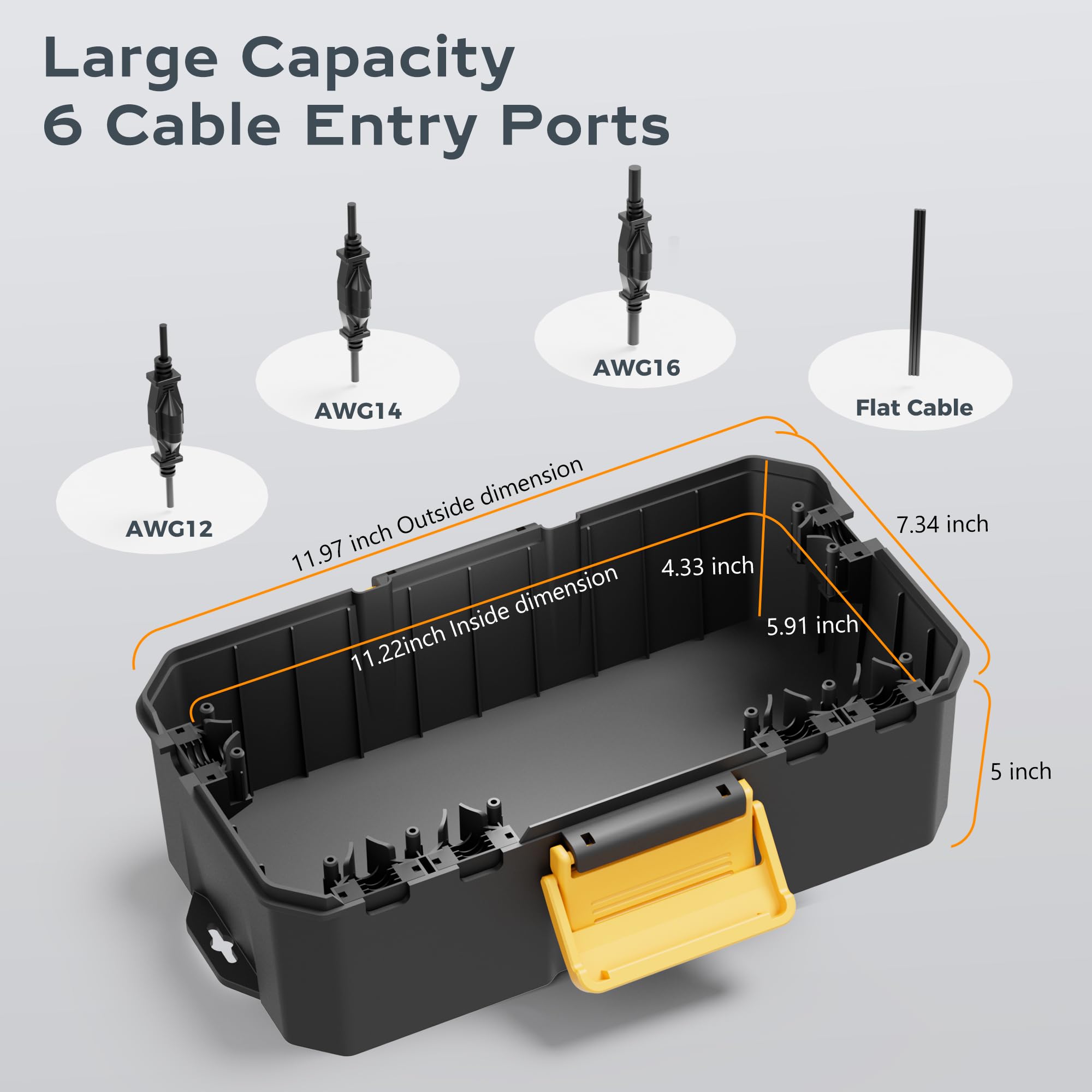 Diivoo Zewnętrzna wodoodporna  – Outdoor Power Inlet Box recenzja i cena