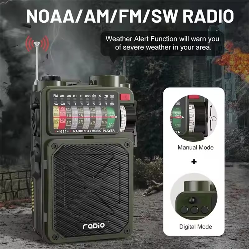 Ręczne awaryjne radio słoneczn – Outdoor Power Amplifier recenzja i cena