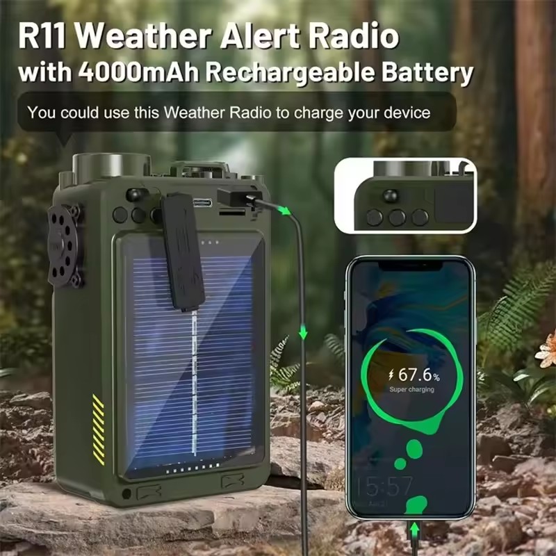 Ręczne awaryjne radio słoneczn – Outdoor Power Amplifier recenzja i cena