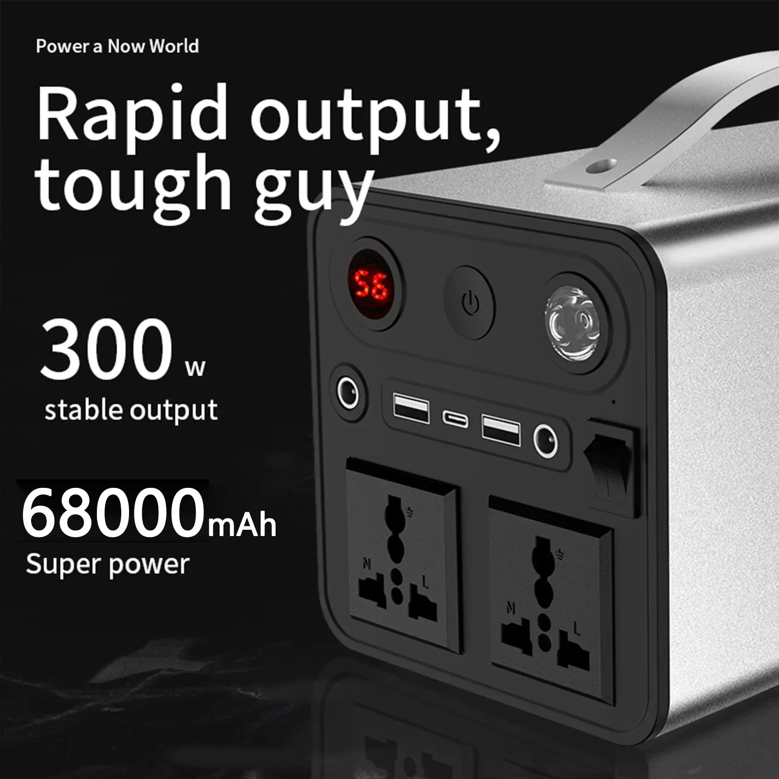 PURFIELD przenośna moc 68000mA – Ac Outdoor Power recenzja i cena