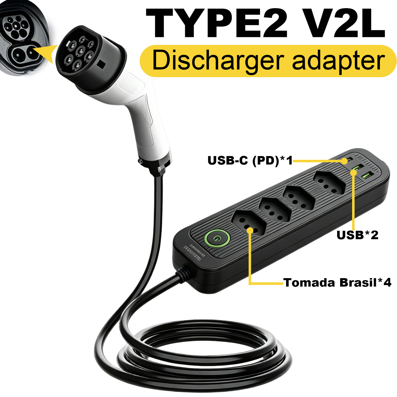 Adapter rozruchowy Type2 V2L 1 – Outdoor Power Station recenzja i cena