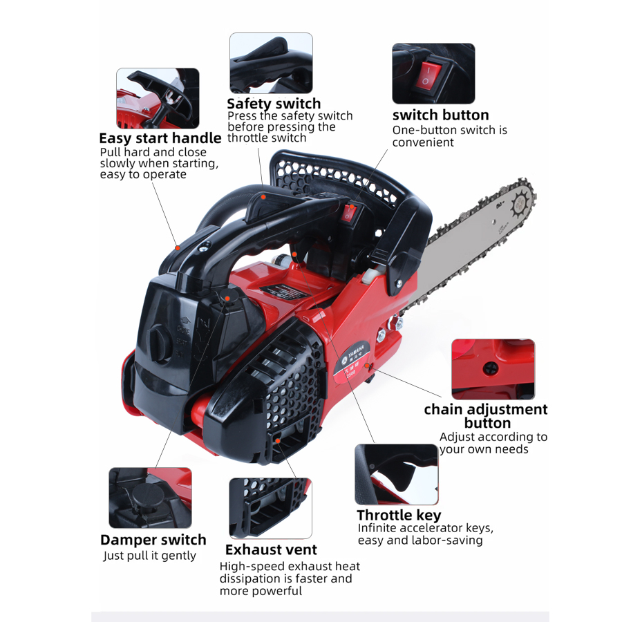 Piła łańcuchowa spalinowa, moc – Outdoor Power Brush recenzja i cena