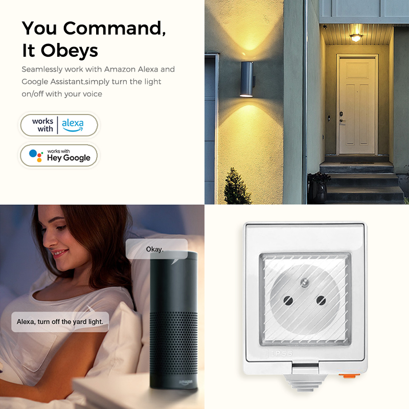 Avoir IP55 Tuya Wifi gniazda e – Outdoor Power Outlet Wifi recenzja i cena