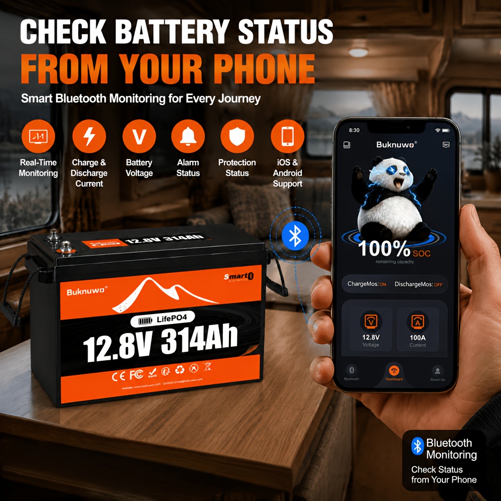 Buknuwo 12V 150/314/628Ah Inte – Ac Outdoor Power recenzja i cena