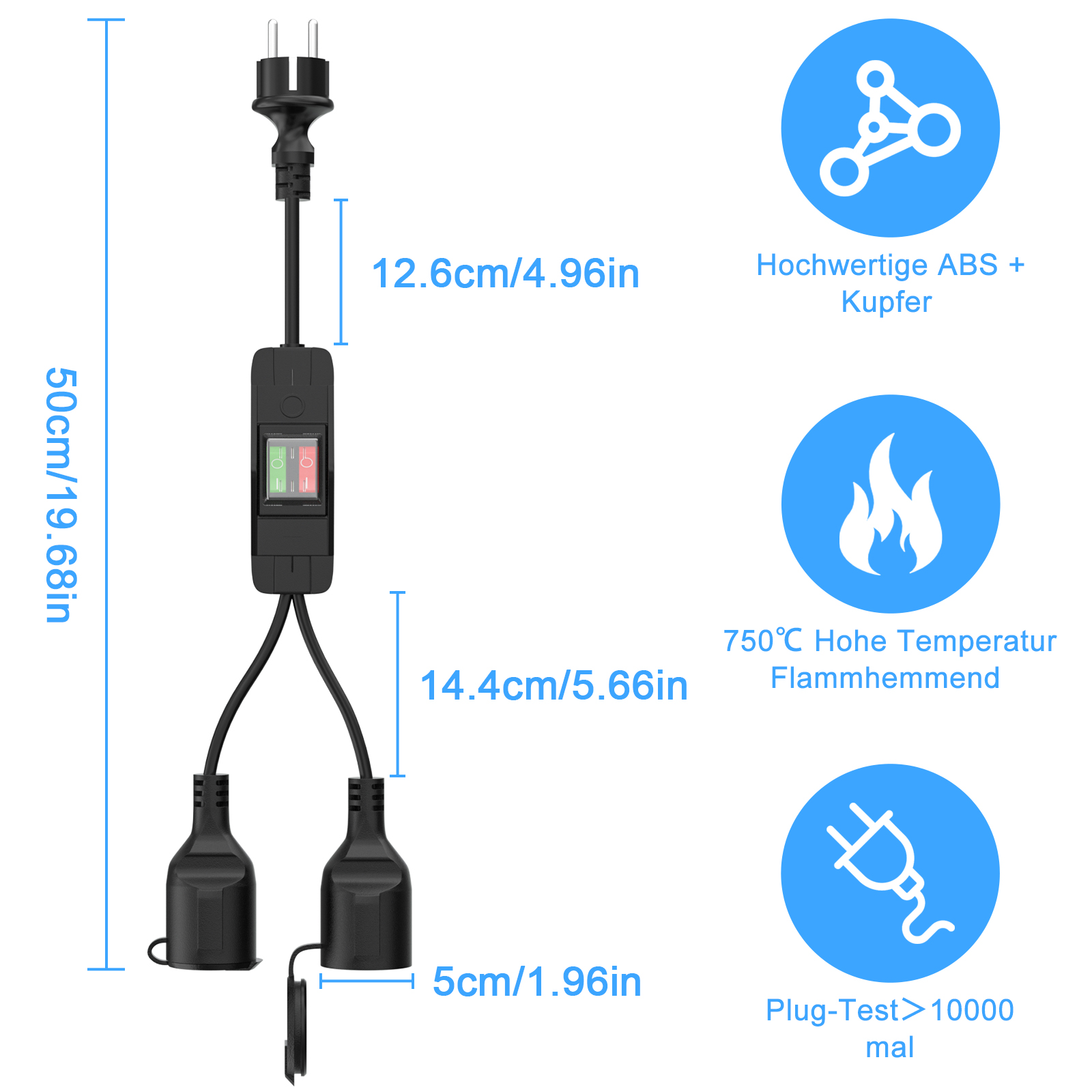 Przedłużacz z podwójną wtyczką – Outdoor Power Inlet Box recenzja i cena