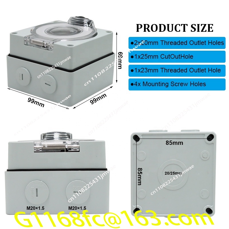 Skrzynka zasilająca do kampera – Outdoor Power Inlet Box recenzja i cena