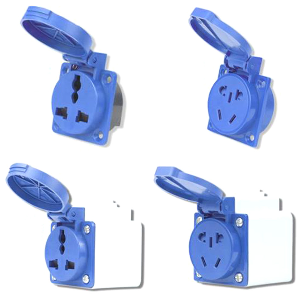 Niebieskie gniazdo elektryczne – Outdoor Power Inlet Box recenzja i cena