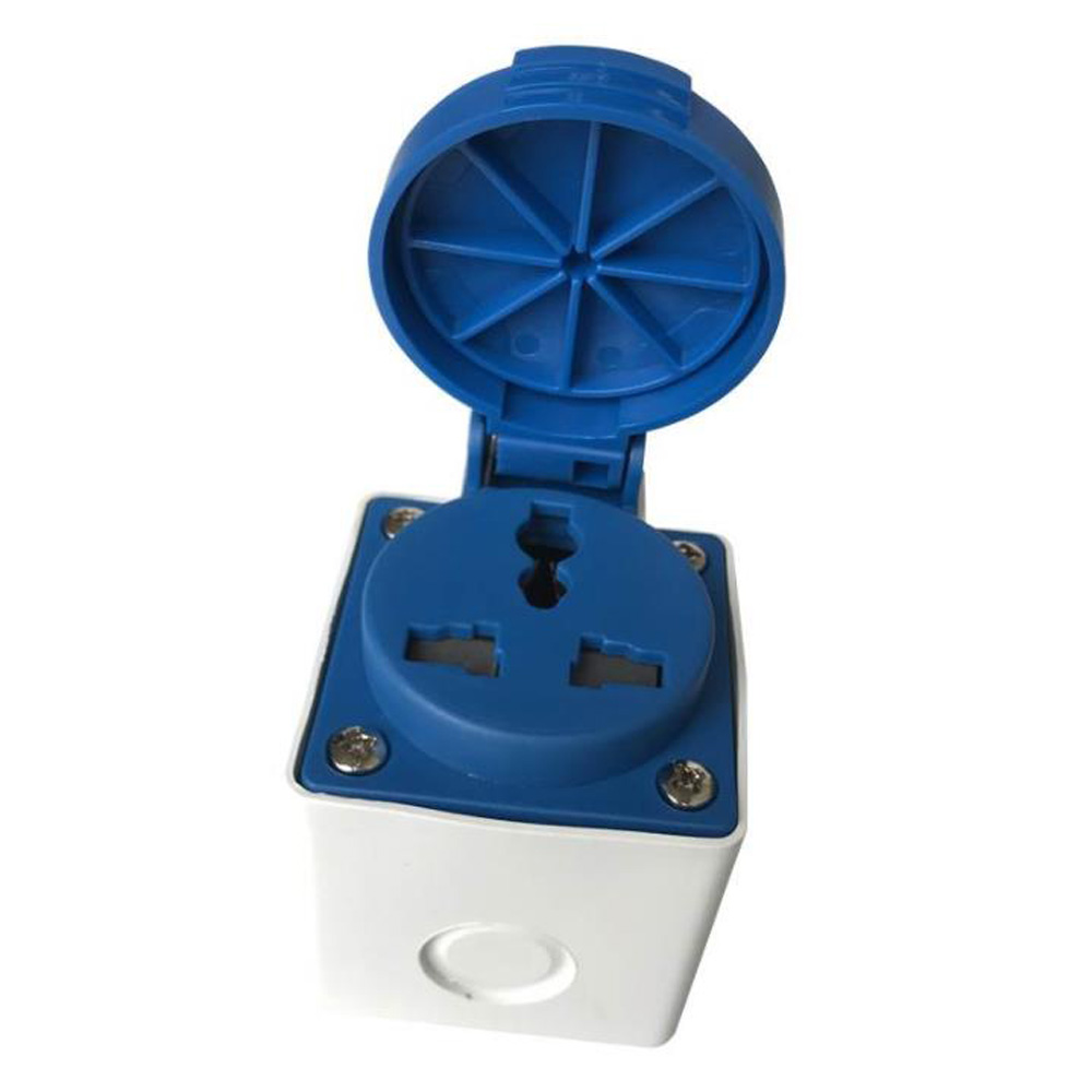 Niebieskie gniazdo elektryczne – Outdoor Power Inlet Box recenzja i cena