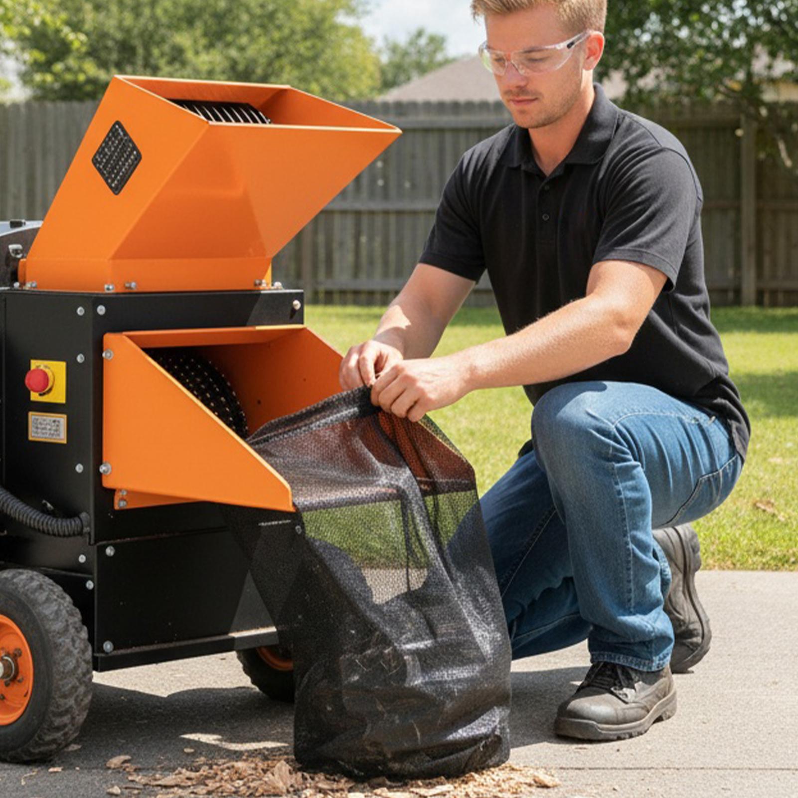 Torba na kruszarkę do drewna,  – Garden Shredder Chipper recenzja i cena