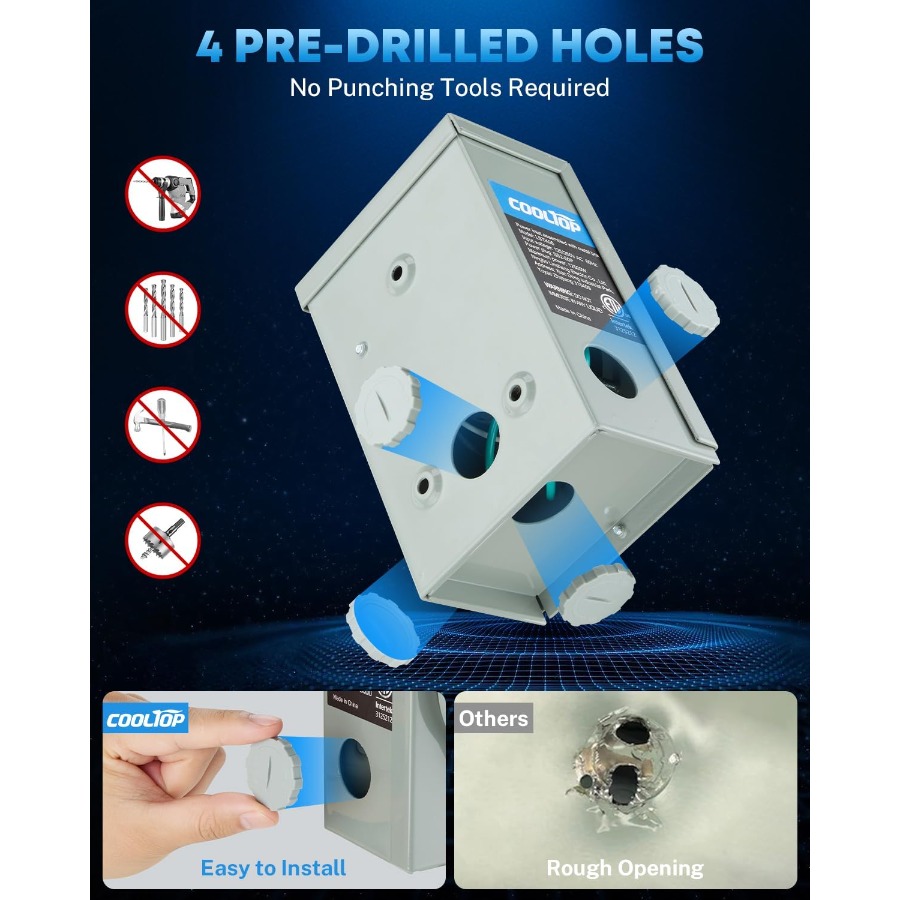 Zestaw przewodu generatora 50A – Outdoor Power Inlet Box recenzja i cena