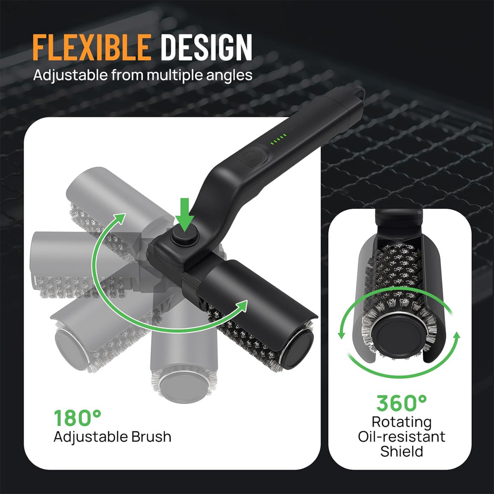 Elektryczna szczotka do grilla – Outdoor Power Brush recenzja i cena