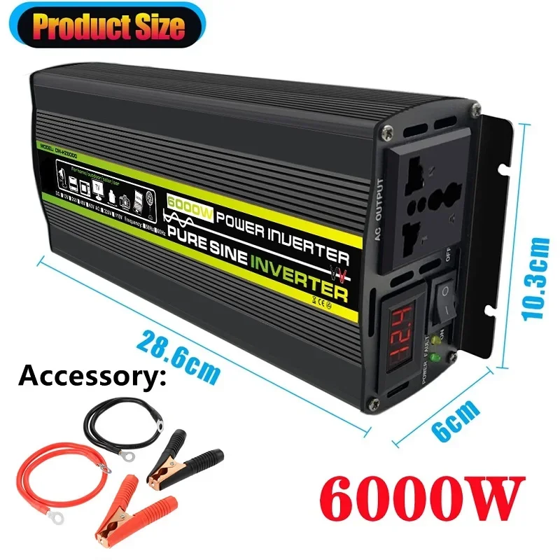 6000W DC12/24V do AC 220V czys – Ac Outdoor Power recenzja i cena
