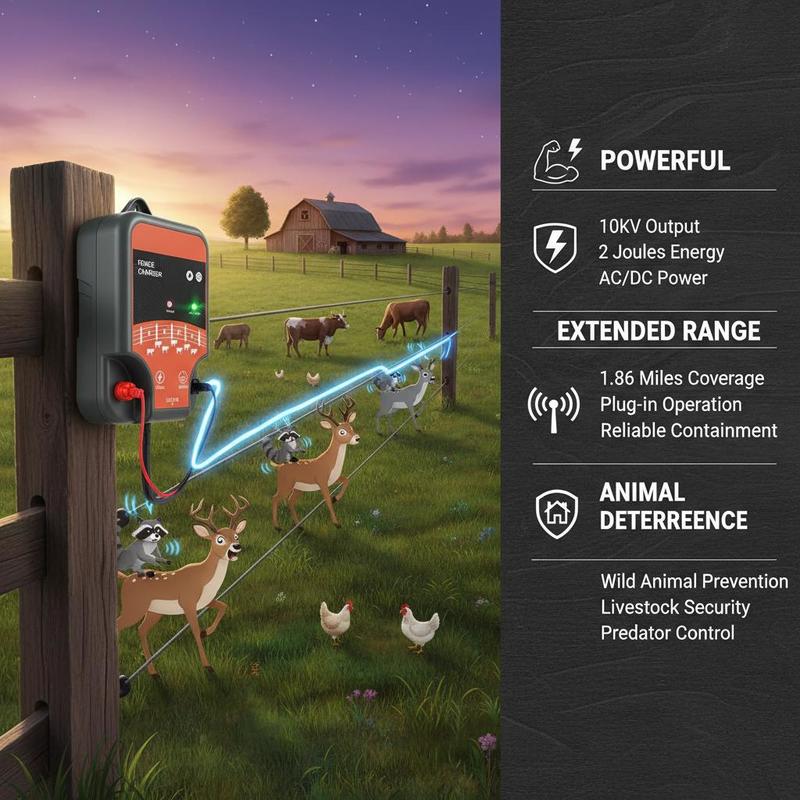 Elektryzator dla zwierząt 10kV – Ac Outdoor Power recenzja i cena
